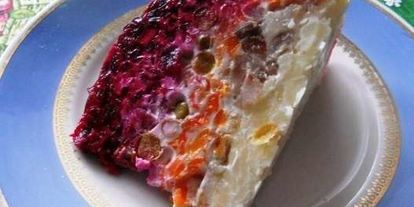 Шаг 17: сельди под шубой с желатином