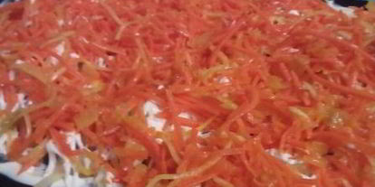 Шаг 4: сельди под шубой