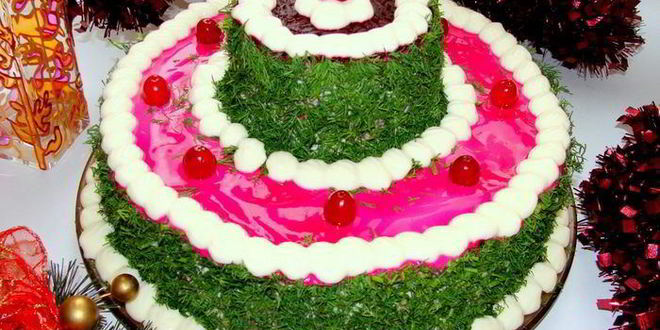 Рецепт Селедки под шубой Новогодняя