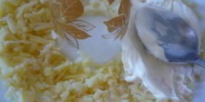 Шаг 7: селедки под шубой с гранатом