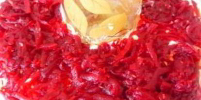 Шаг 9: селедки под шубой с гранатом