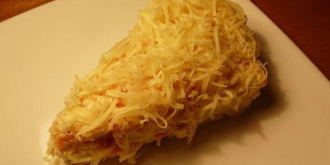 Рецепт салата рождество с копченой курицей