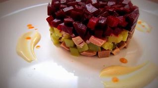 Рецепт Салата с говядиной и свеклой