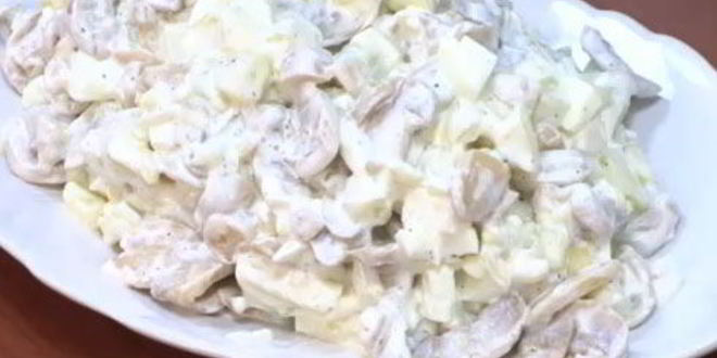 Рецепт салата с грибами