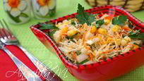 Рецепт Салата с корнем сельдерея, морковью и кукурузой