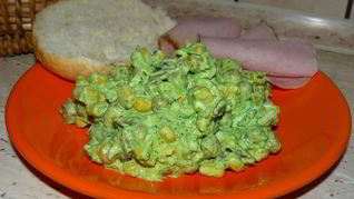 Рецепт Салата с шампиньонами жареными