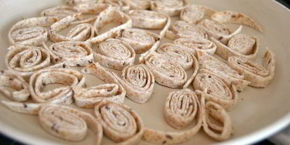 Шаг 1: салата серпантин