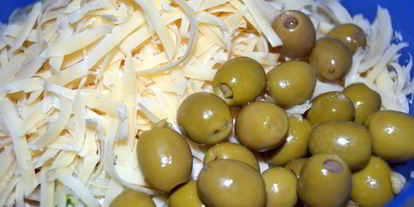 Шаг 6: салата серпантин