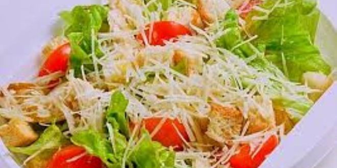 Рецепт быстрого салата цезарь