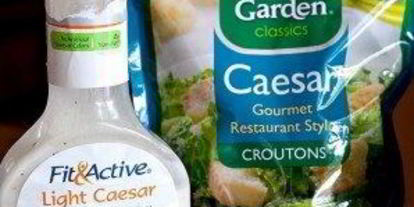 Шаг 3: салата цезарь классический