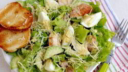 Рецепт Салата Цезарь с авокадо