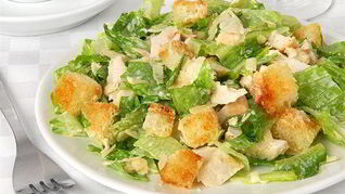 Рецепт Салата Цезарь с готовым соусом