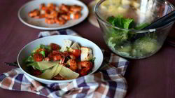 Рецепт Салата Цезарь с креветками