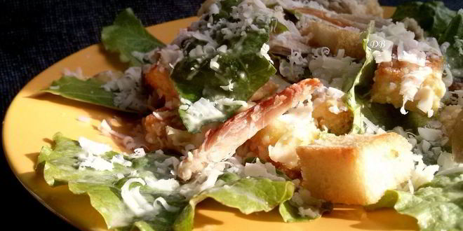 Рецепт салата цезарь с курицей простой