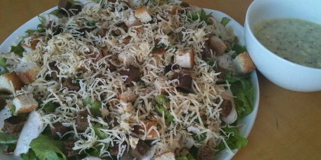 Рецепт салатика цезарь