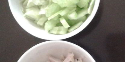 Шаг 4: цезаря с чипсами иза лавашей