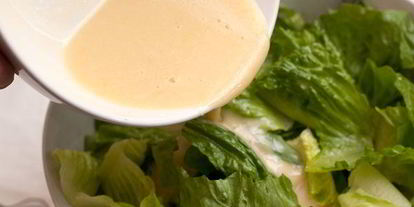 Шаг 5: цезаря с креветками