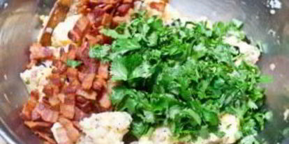 Шаг 9: теплого салата с беконом