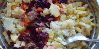 Шаг 2: овощного винегрета