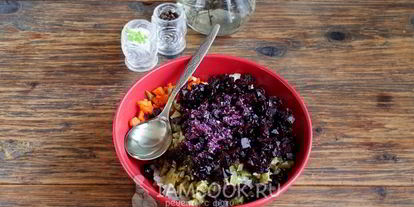 Шаг 7: винегрета без горошка