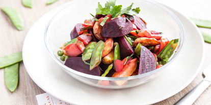 Шаг 6: винегрета из печеных овощей