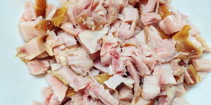 Шаг 4: винегрета из запеченных овощей с копченой курицей