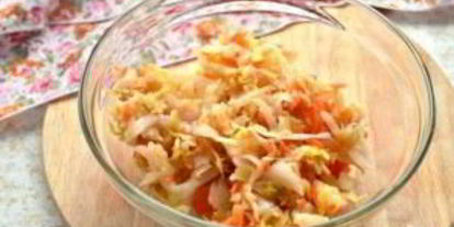 Шаг 3: винегрета классического с горошком и капустой