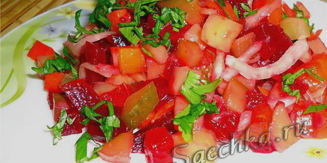 Рецепт винегрета на пару