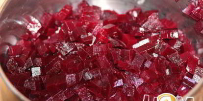 Шаг 2: винегрета с баклажанами