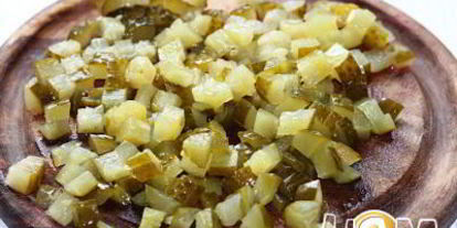 Шаг 6: винегрета с баклажанами