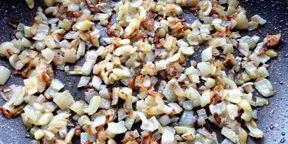 Шаг 2: винегрета с фасолью и жареным луком