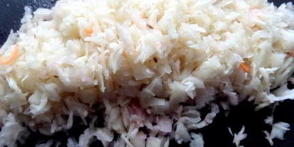 Шаг 5: винегрета с фасолью и жареным луком