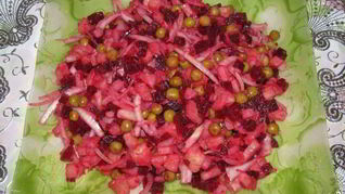 Рецепт Винегрета с горошком