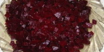 Шаг 2: винегрета с горошком