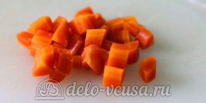 Шаг 1: винегрета с кукурузой