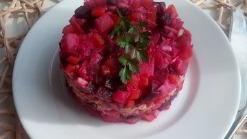 Рецепт Винегрета с тунцом