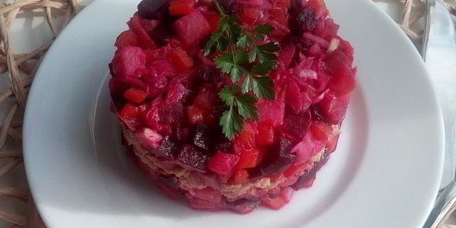 Рецепт винегрета с тунцом