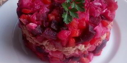 Шаг 11: винегрета с тунцом