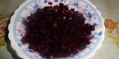 Шаг 4: винегрета с тунцом