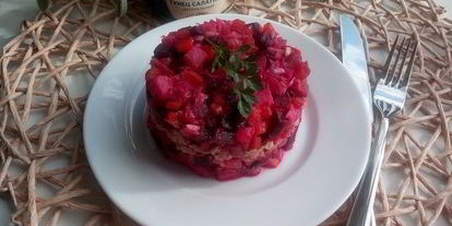 Шаг 9: винегрета с тунцом