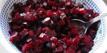 Шаг 2: винегрета со слабосоленым лососем