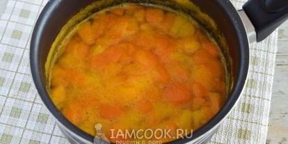 Шаг 5: абрикосового соуса