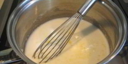 Шаг 5: белого соуса для пиццы