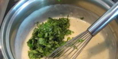 Шаг 9: белого соуса для пиццы