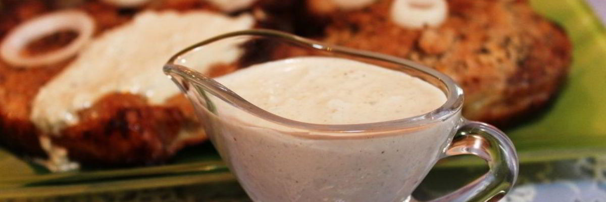 Рецепт Белого соуса к шашлыку