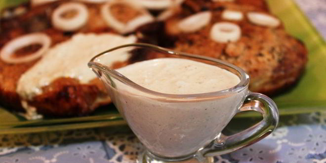 Рецепт белого соуса к шашлыку