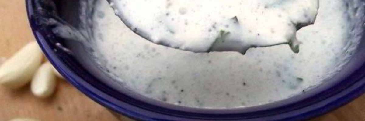 Рецепт Чесночного соуса со сметаного