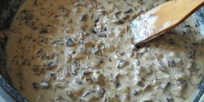 Шаг 8: грибного соуса из шампиньонов