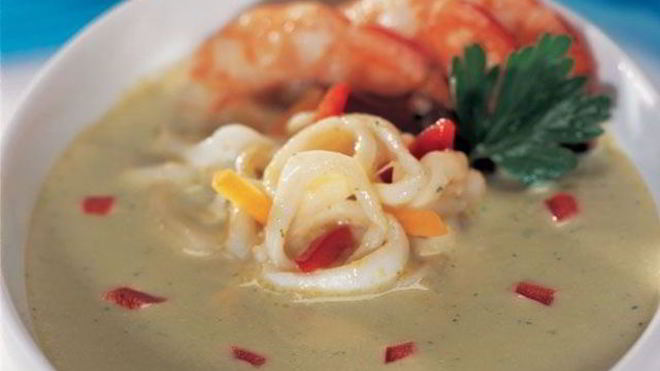 Рецепт Карри соус из морепродуктов по-тайски