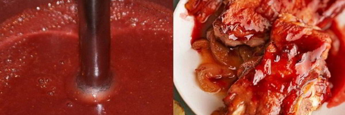 Рецепт Клубничного соуса к мясу